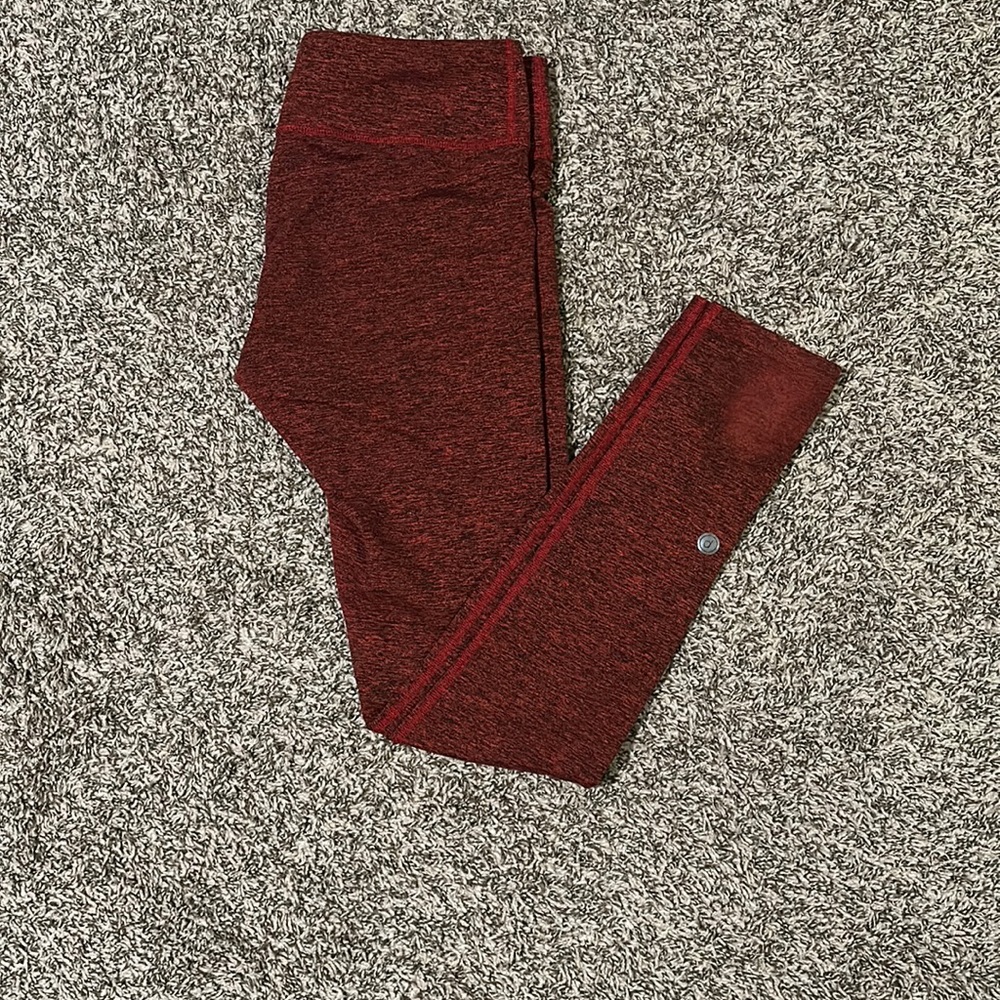 Pure Barre Red Leggings